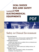 Electrical Shock Hazards and Safety Codes for Electromedical Equipments