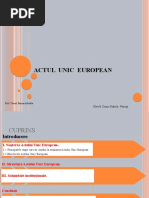 ACTUL UNIC EUROPEAN