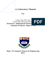 Engineering Physics Laboratory Manual