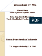 Kuliah Sistem Pemerintahan Indonesia Modul 1 Dan 2