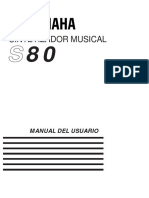 Manual Yamaha S80