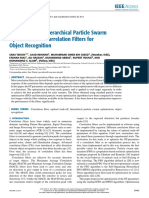 Self-Organizing Hierarchical Particle Swarm Optimization of Correlation Filters For Object Recognition