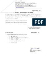 Notification Interview Canceelation Ph.D. Admission July 2021