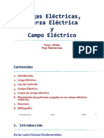 Cargas Eléctricas, Fuerza Eléctrica y Campo Eléctrico