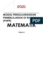 Modul Pdpr Matematik Tahun 4