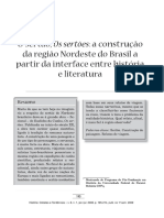 O Sertão, Os Sertões, A Construção Da Região Nordeste Do Brasil A Partir Da Interface Entre História e Literatura