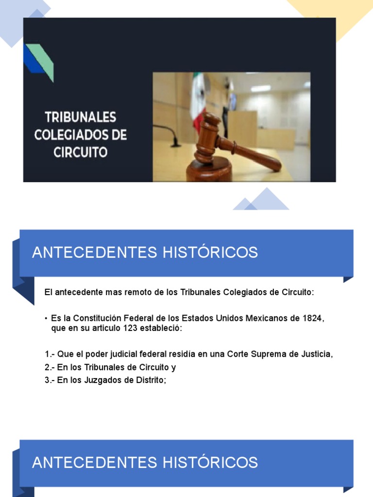 Tribunales Colegiados de Circuito | PDF | México | Competencia (ley)