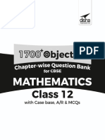 Disha Mathematics 1700 Objective Question Bank For CBSE Class 12 - JEEBOOKS - in