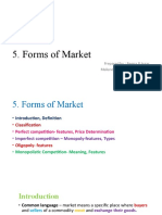 Forms of Market: Prepared By: Reena D Isaac Mulund College of Commerce