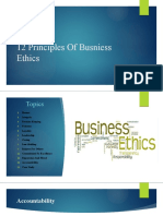 12 Principles of Busniess Ethics
