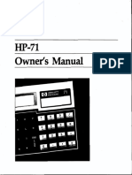 Manual HP71B