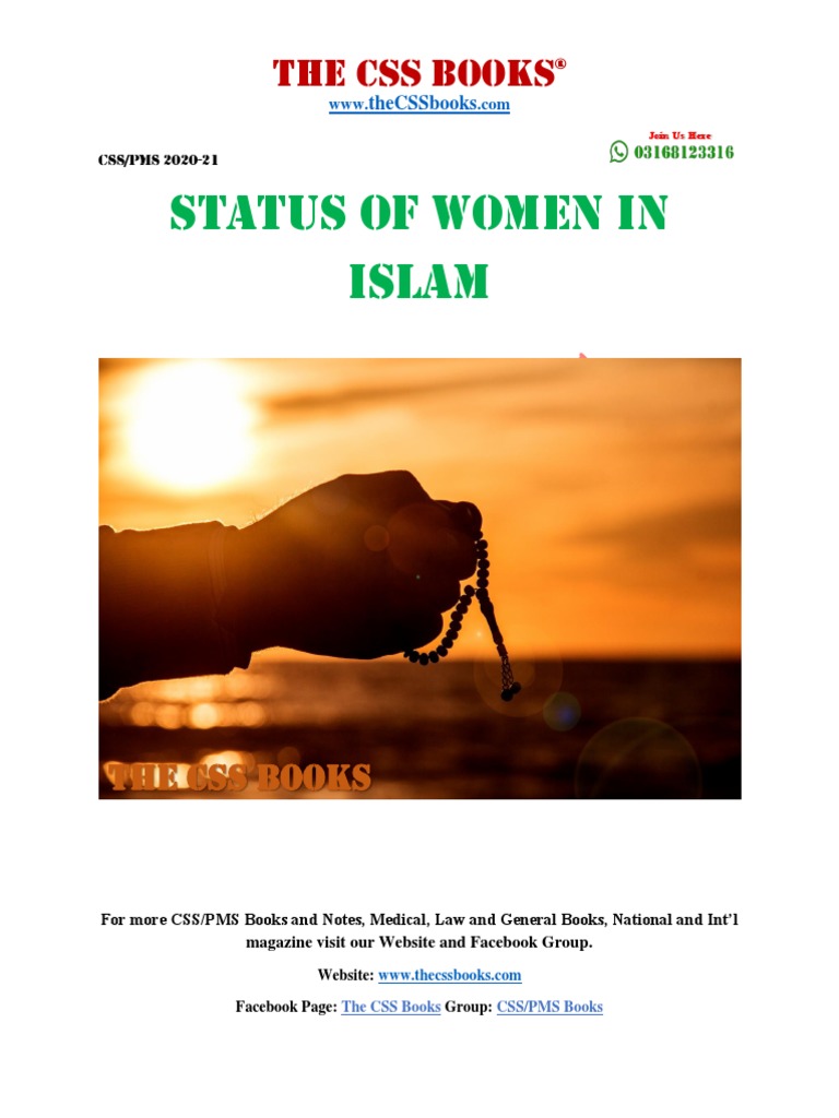 Status of Women in Islam: The CSS Books | PDF | Muhammad | Quran