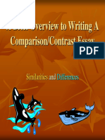 Comparison and Contrast Essays 3