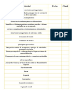 Checklist Economía