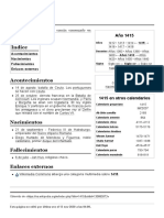 Índice: 1415 (MCDXV) Fue Un Año Común Comenzado en