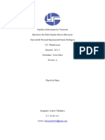 Plan de La Patria. Evaluación III