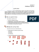 Introduction of The Lesson: Arithmetic Sequence