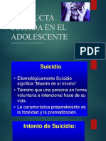 Conducta Suicida en El Adolescente