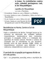 Resistências contra a ocupação colonial em Moçambique