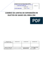 Pets Cambio de Juntas de Expansión en Ductos de Gases Del Área 294