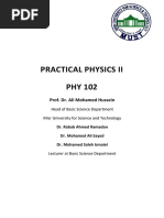 Practical Physics It 102 (1)