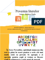 povestea literelor