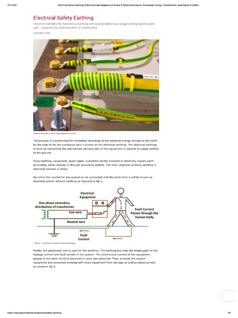 Selection Of Electrical Power Cables  Electrical India Magazine on Power &  Electrical products, Renewable Energy, Transformers, Switchgear & Cables