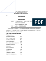 Informe N° 01 - Reinicio obras aulas IE 24007