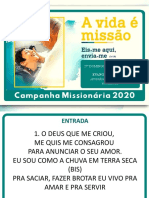Apresentação Mês Missionario 03.10.2020