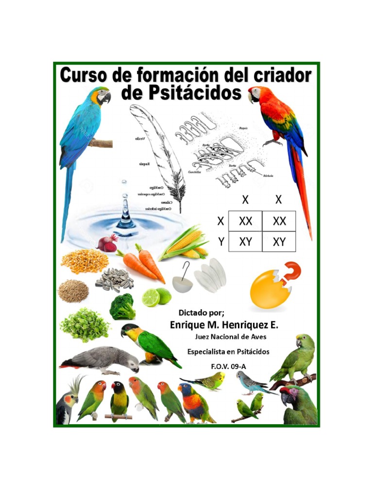 Curso Criador de Psitácidos | PDF | Nutrición | Dieta y nutrición