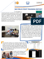 Final Recruitment and Field Staff Training