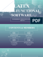 Latex Software Engineering Orientation