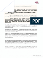 Costeo Por Absorción (Servicios) en El Hospital Nueva Normalidad