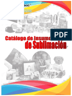 Catalogo de Insumos Agosto 2021 - Sublimake Peru
