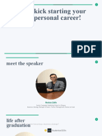 Kick Starting Your Personal Career