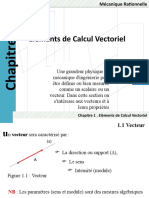 Chapitre 1 - Eléments de Calcul Vectoriel