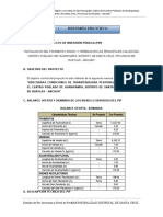 Pavimento y veredas Huaripampa