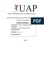 Direccion Universitaria de Educacion A Distancia Facultad de Derecho Trabajo Academico Docente Alumno