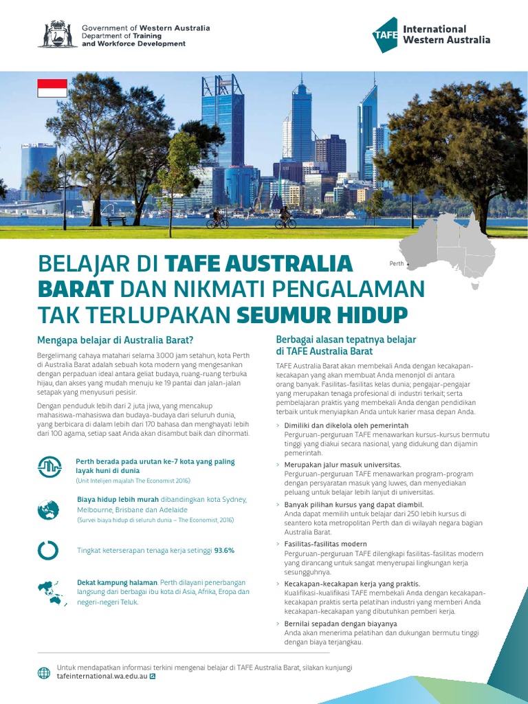 Belajar di TAFE Australia Barat: Keunggulan | PDF