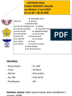 POMR 1-6-20 PSMBA, Hepatoma, Pneumonia, Geriatri Probem, DM, HT