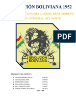 REVOLUCIÓN DE 1952 Bolivia