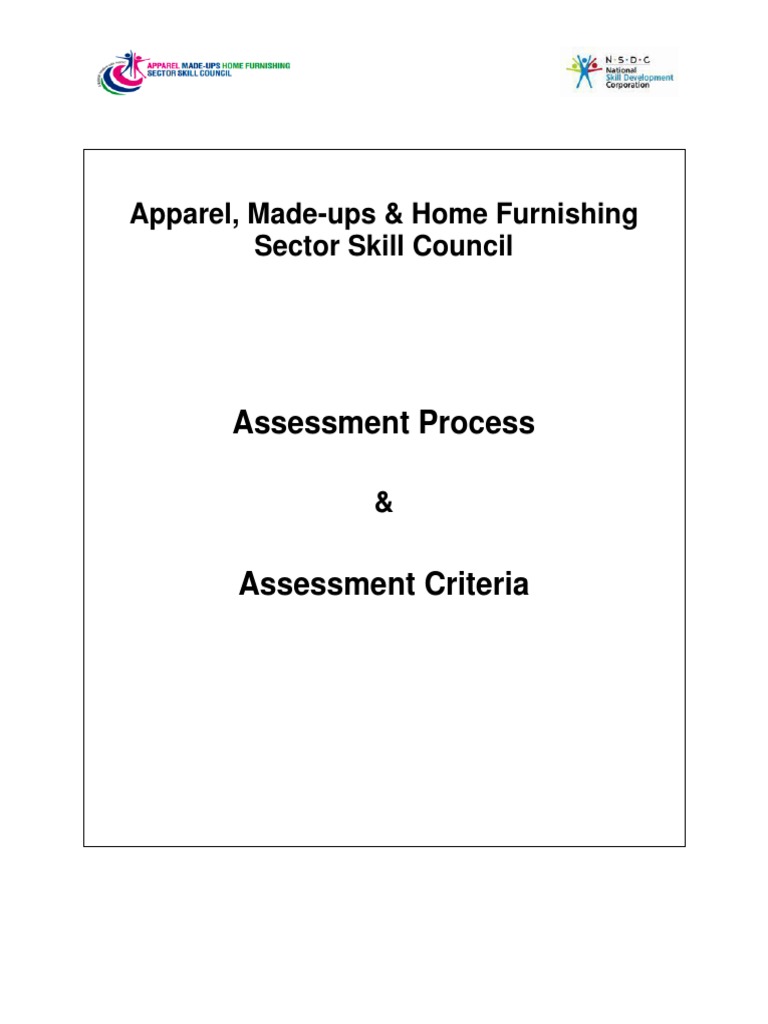 AMHSSC Assessment Protocol & Criteria With Affiliation Form PDF