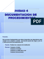 Unidad 4 Documentacion de Procedimientos