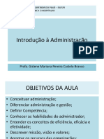 Introdução A Admistração