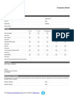 Employee Evaluation Form Download 20201125