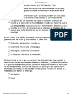 Test Derechos Humanos y Dih