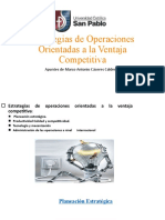 Estrategias de Operaciones Orientadas a La Ventaja Competitiva