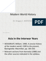 Asia in the Interwar Years