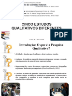 Estudos Qualitativos em Educação