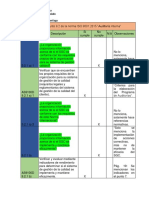 Checklist 9.2 ISO 9001 AS9100D IATF16949 CORREGIDO
